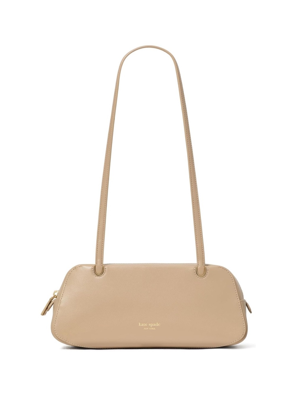 Kate Spade Grace Beige Leather Shoulder Bag - New